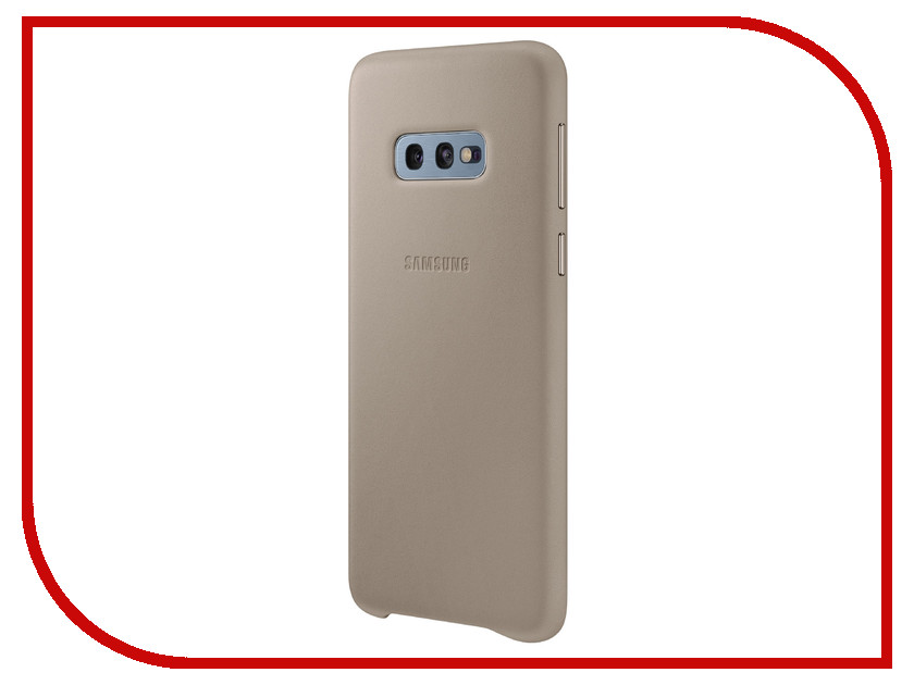 

Аксессуар Чехол для Samsung Galaxy S10E Leather Cover Grey EF-VG970LJEGRU, EF-VG970LJEGRU