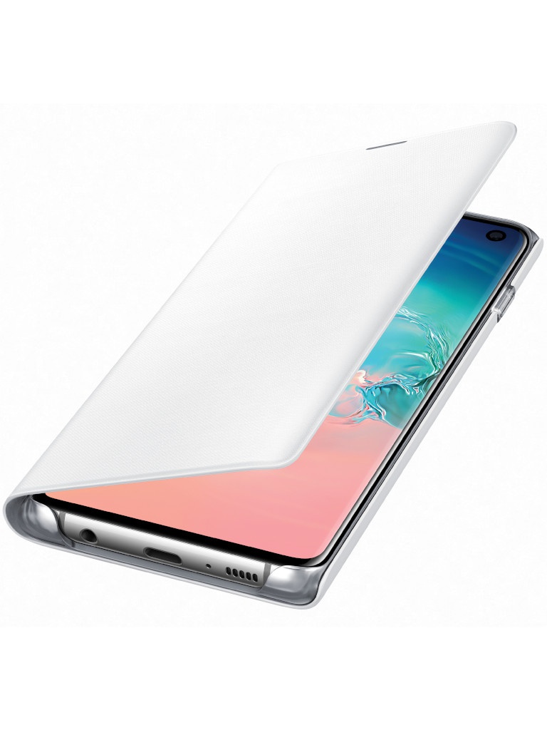 

Аксессуар Чехол для Samsung Galaxy S10 LED View Cover White EF-NG973PWEGRU, EF-NG973PWEGRU