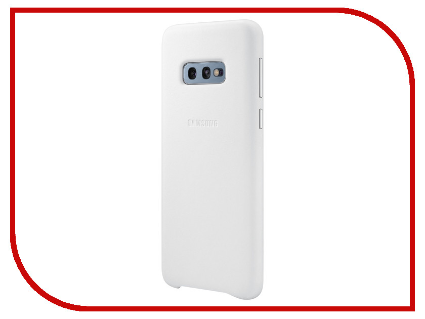 фото Аксессуар Чехол для Samsung Galaxy S10E Leather Cover White EF-VG970LWEGRU