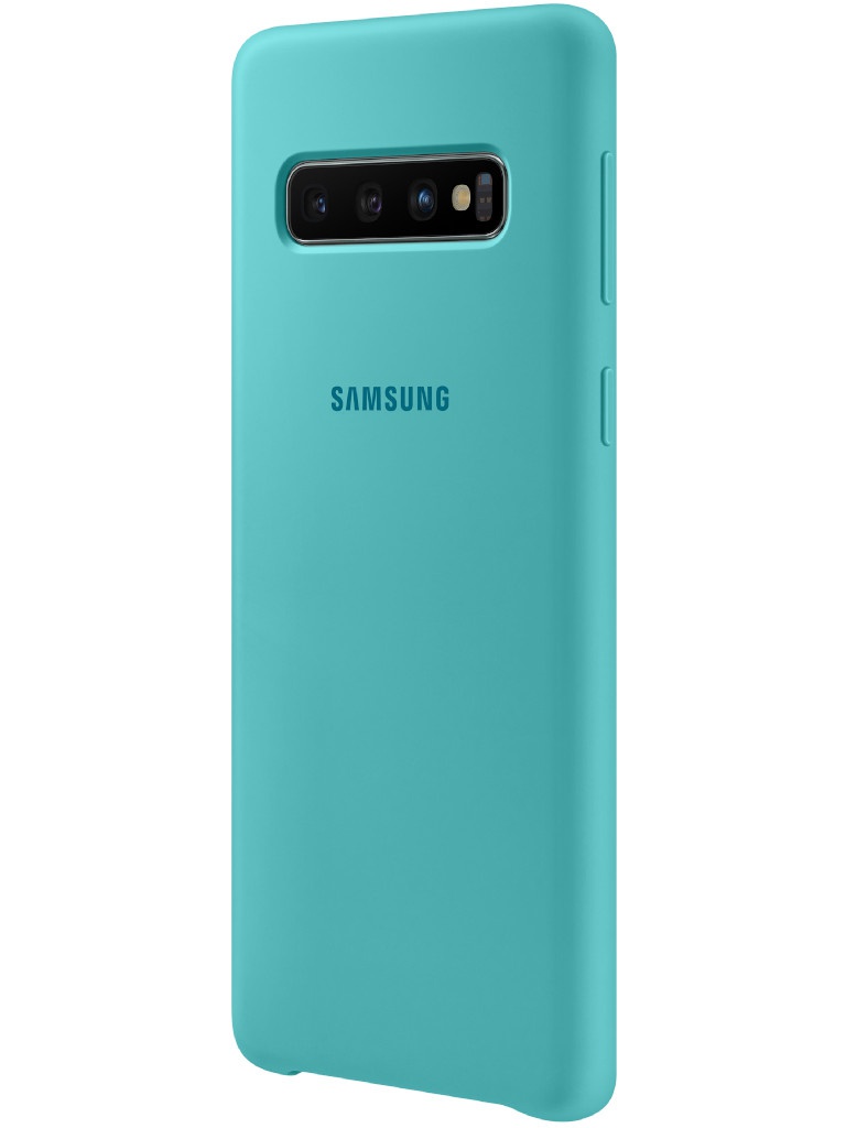 

Аксессуар Чехол для Samsung Galaxy S10 Silicone Cover Green EF-PG973TGEGRU, EF-PG973TGEGRU