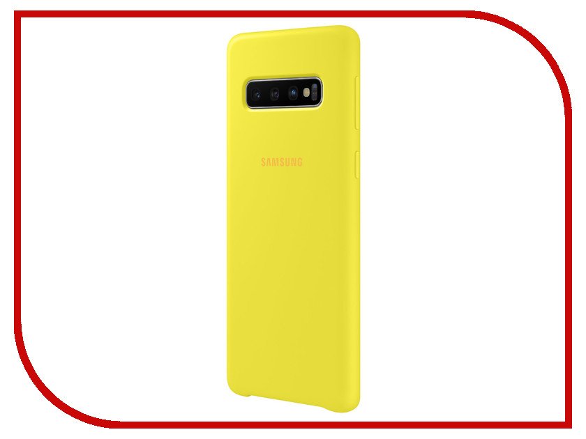 фото Аксессуар Чехол для Samsung Galaxy S10 Silicone Cover Yellow EF-PG973TYEGRU