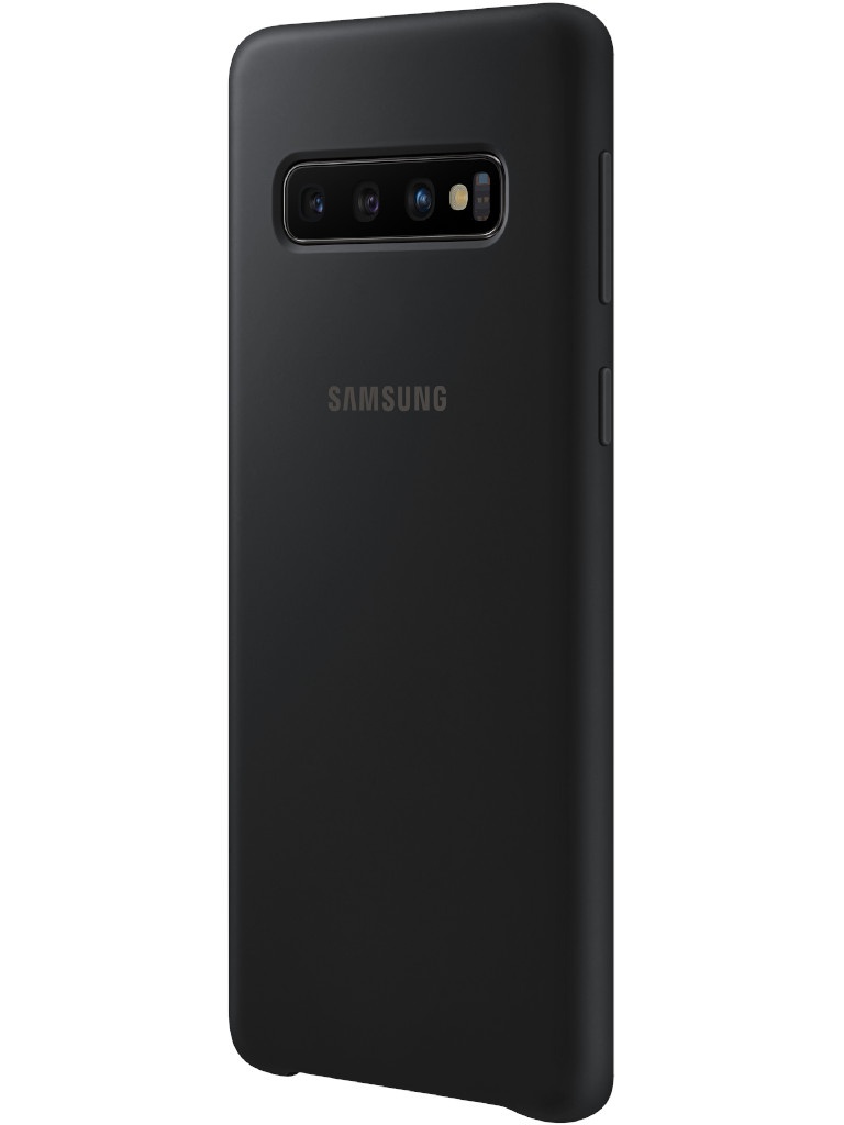 фото Чехол для samsung galaxy s10 silicone cover black ef-pg973tbegru