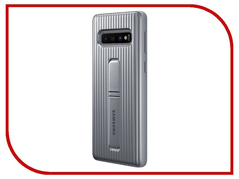 фото Аксессуар Чехол для Samsung Galaxy S10 Protective Standing Cover Silver EF-RG973CSEGRU