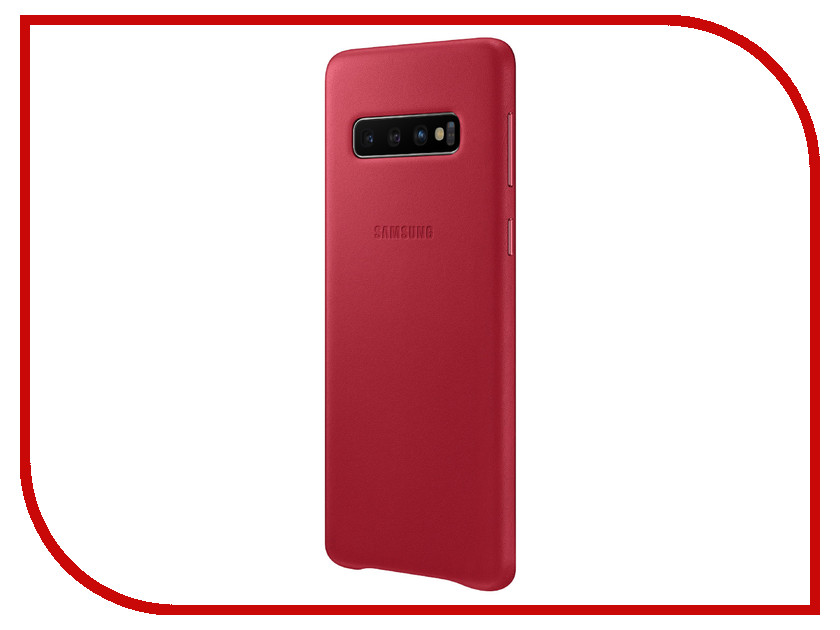 

Аксессуар Чехол для Samsung Galaxy S10 Leather Cover Red EF-VG973LREGRU, EF-VG973LREGRU