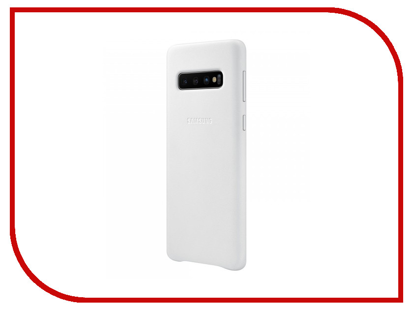 

Аксессуар Чехол для Samsung Galaxy S10 Leather Cover White EF-VG973LWEGRU, EF-VG973LWEGRU