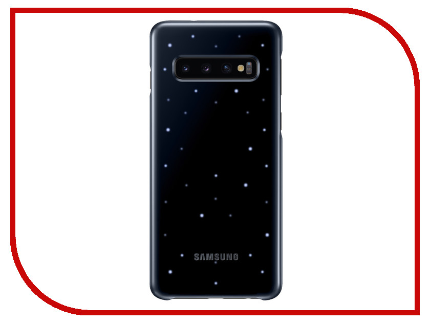 фото Аксессуар Чехол для Samsung Galaxy S10 LED Cover Black EF-KG973CBEGRU