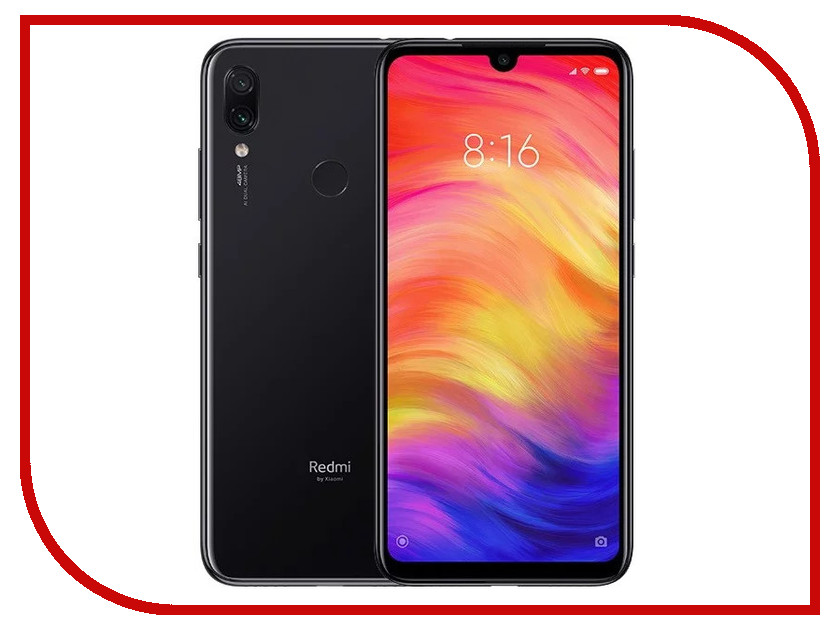 

Сотовый телефон Xiaomi Redmi Note 7 3Gb RAM 32Gb Black, Redmi Note 7
