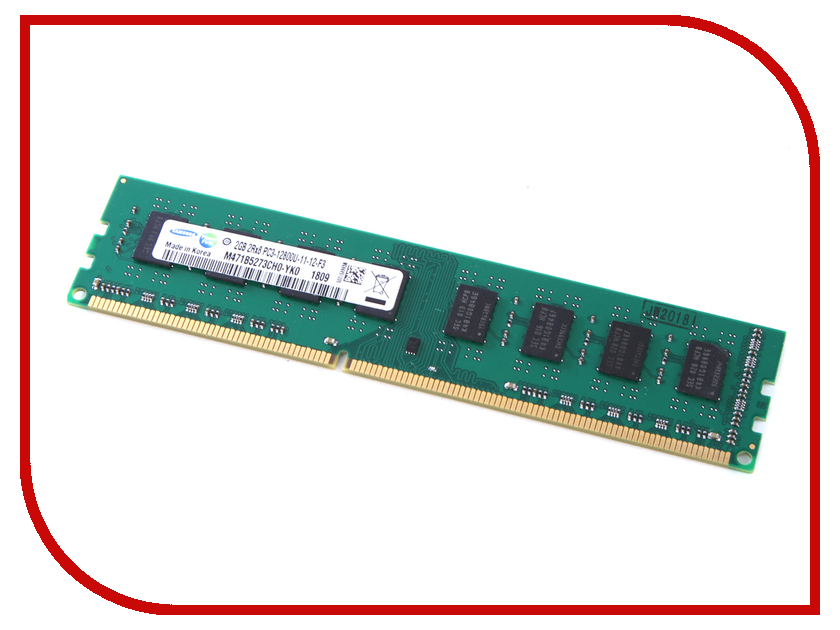 

Модуль памяти Samsung DDR3 DIMM 1600MHz PC3-12800 CL11 - 2Gb M471B5273CH0-YK0, M471B5273CH0-YK0