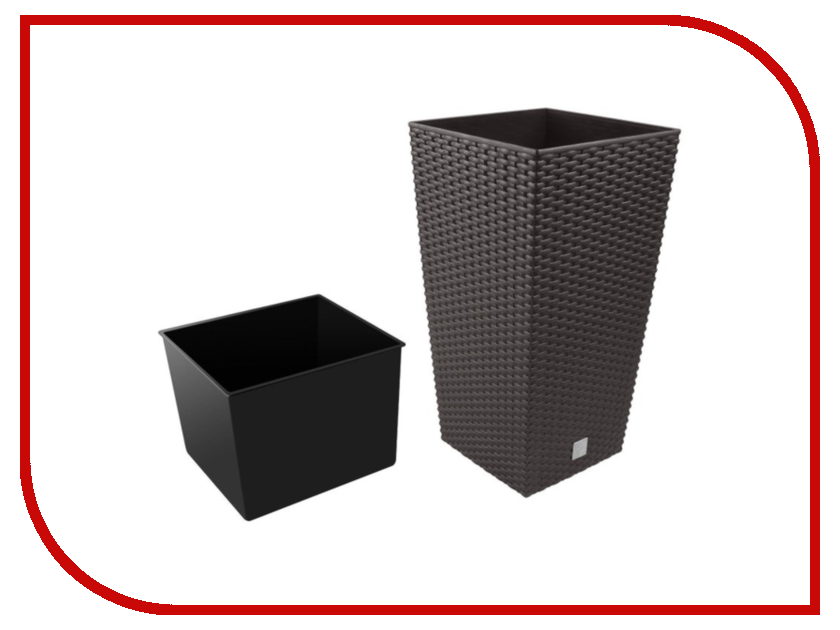 

Кашпо Prosperplast Rato Square DRTS400-440U Wenge, DRTS400-440U
