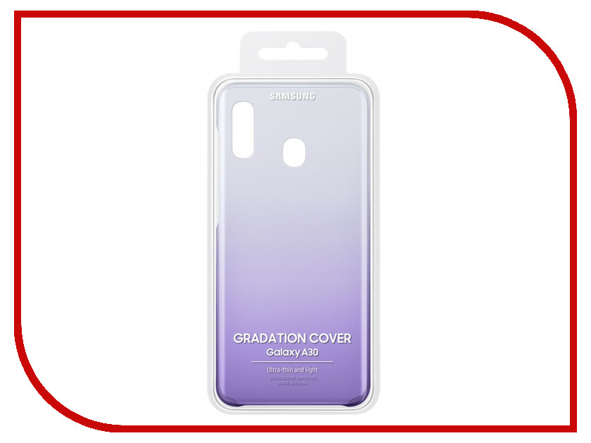 фото Аксессуар Чехол для Samsung Galaxy A305 Gradation Cover Violet EF-AA305CVEGRU