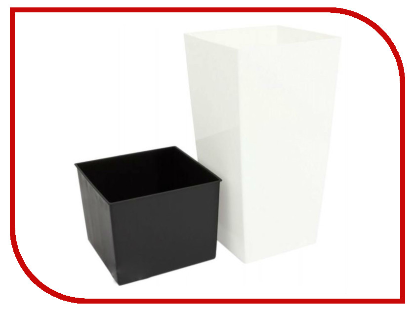 

Кашпо Prosperplast Urbi Square DURS325-S449 White, DURS325-S449