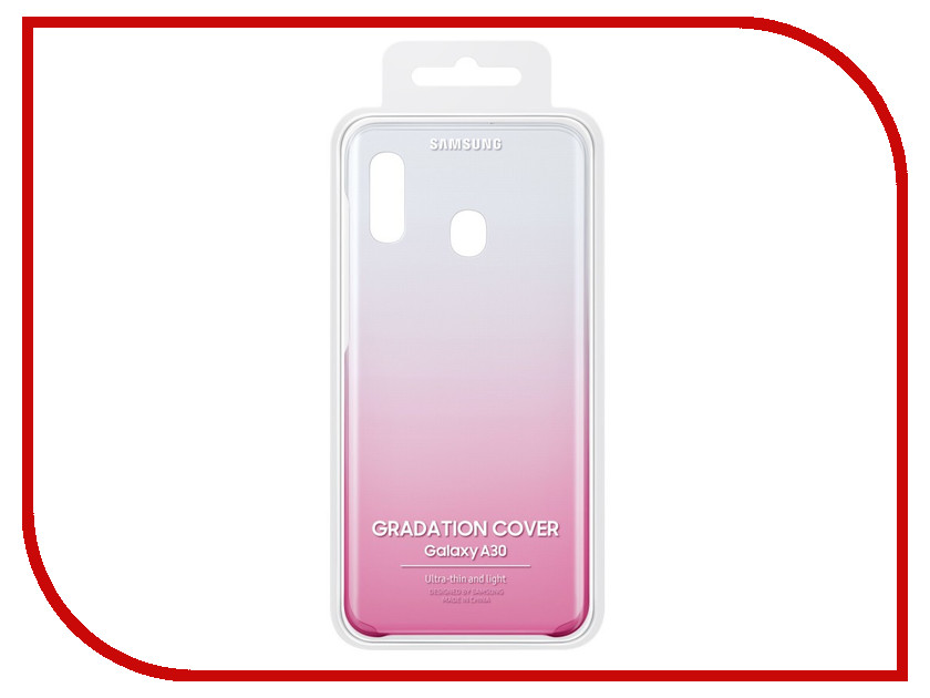 фото Аксессуар Чехол для Samsung Galaxy A305 Gradation Cover Pink EF-AA305CPEGRU