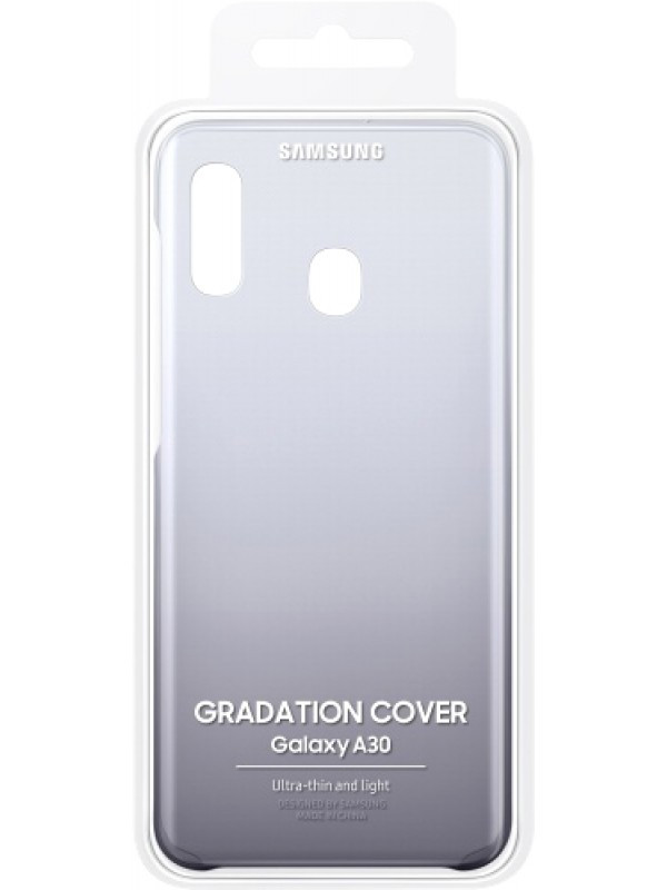 Чехол для Samsung Galaxy A305 Gradation Cover Black EF-AA305CBEGRU
