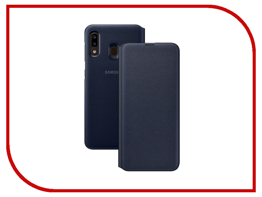 фото Аксессуар Чехол для Samsung Galaxy A205 Wallet Cover Black EF-WA205PBEGRU