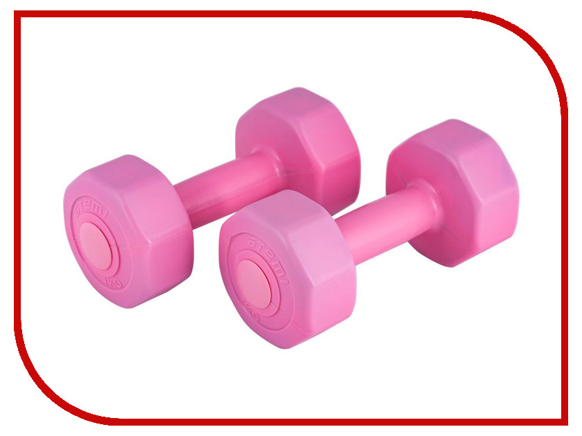 

Гантели Atemi AD022 2x1kg Pink, AD022