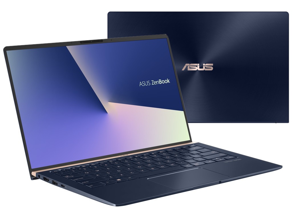 

Ноутбук ASUS UX433FA-A5118T 90NB0JR1-M04540 (Intel Core i3-8145U 2.1GHz/8192Mb/256Gb SSD/No ODD/Intel HD Graphics/Wi-Fi/Cam/14/1920x1080/Windows 10 64-bit), UX433FA-A5118T