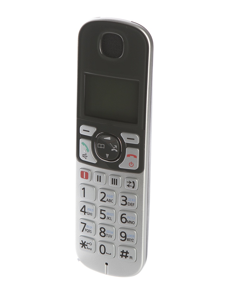 Радиотелефон Panasonic KX-TGE510 Silver-Black радиотелефон panasonic kx tg1611ruh