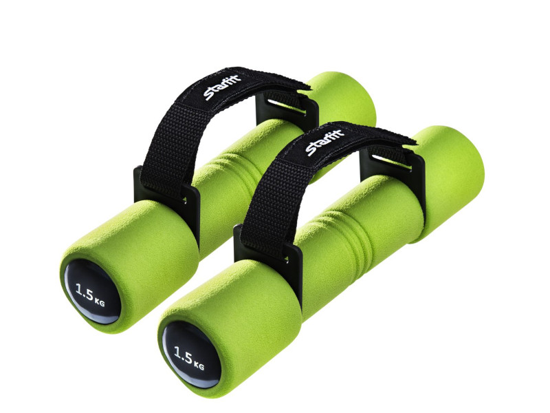 

Гантели Starfit Biceps 2x1.5kg Green 11418.90, Biceps