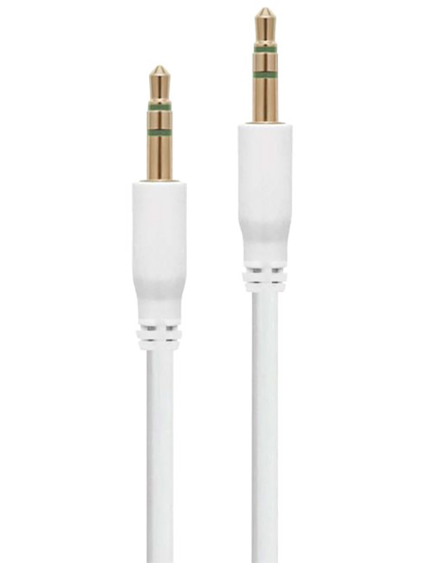 

Аксессуар Media Gadget J100F Jack 3.5mm - Jack 3.5mm White MGAXJ100FWT, MGAXJ100FWT