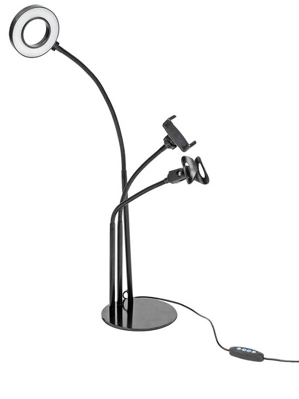 Кольцевая лампа Falcon Eyes BloggerKit 9 26440 кольцевая светодиодная лампа для фото видео съемки smartbuy