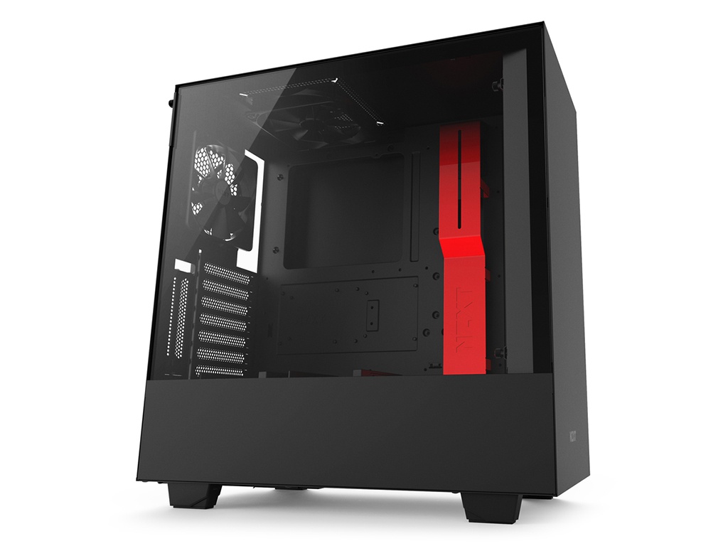 фото Корпус NZXT H500I Black-Red CA-H500W-BR