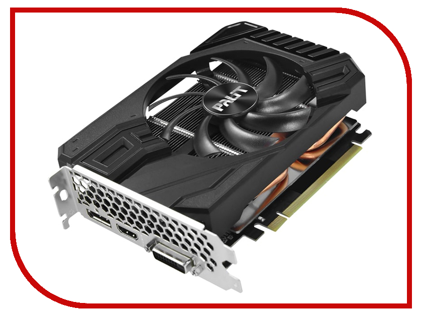 фото Видеокарта Palit GeForce GTX 1660 StormX OC 1530Mhz PCI-E 3.0 6144Mb 8000Mhz 192 bit DVI HDMI DP NE51660S18J9-165F