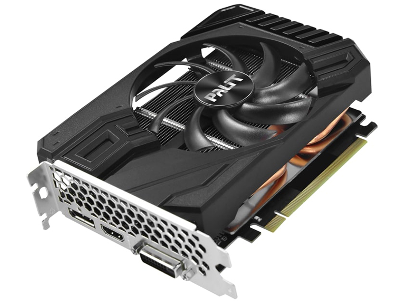 

Видеокарта Palit GeForce GTX 1660 StormX 1530Mhz PCI-E 3.0 6144Mb 8000Mhz 192 bit DVI HDMI DP NE51660018J9-165F, GTX 1660 StormX