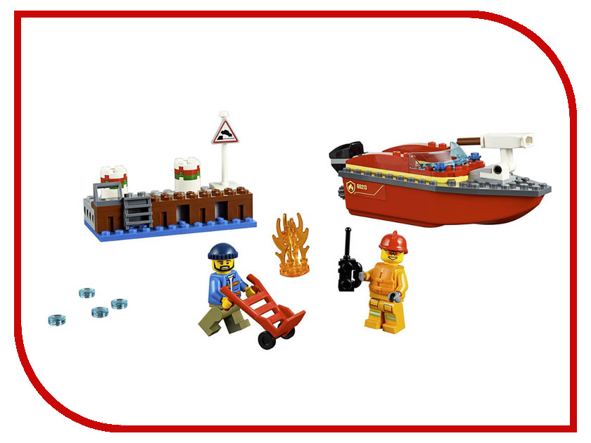 

Конструктор Lego City Пожар в порту 97 дет. 60213, 60213