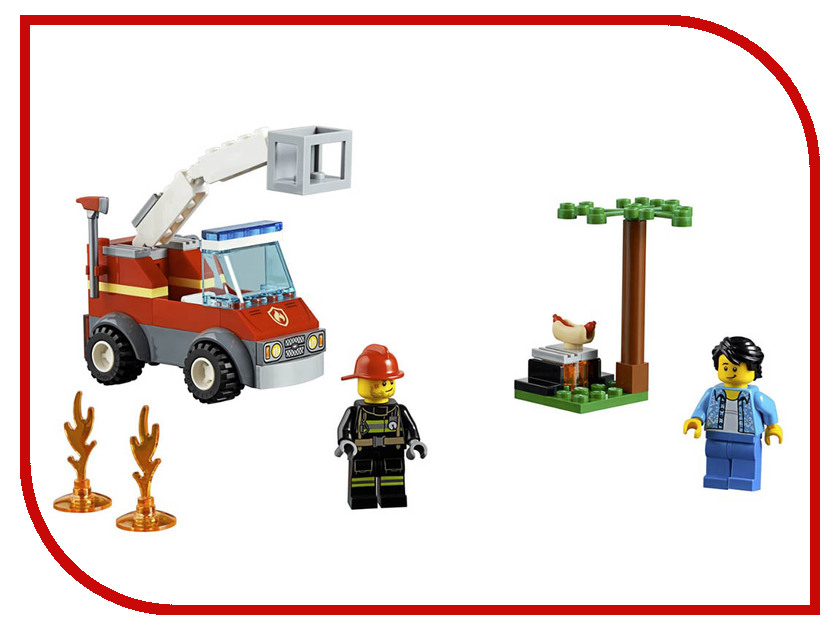 

Конструктор Lego City Пожар на пикнике 64 дет. 60212, 60212
