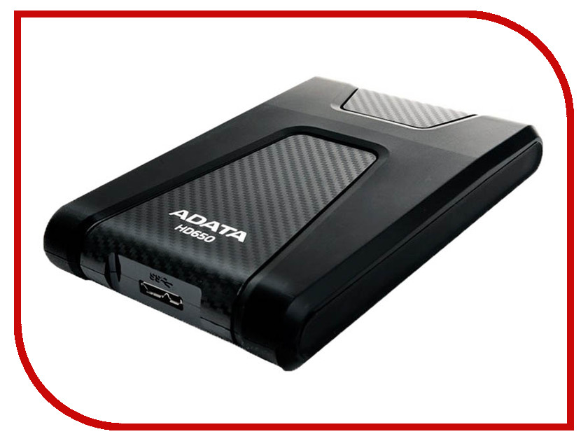 фото Жесткий диск A-Data DashDrive Durable HD650 1Tb USB 3.0 Black AHD650-1TU31-CBK