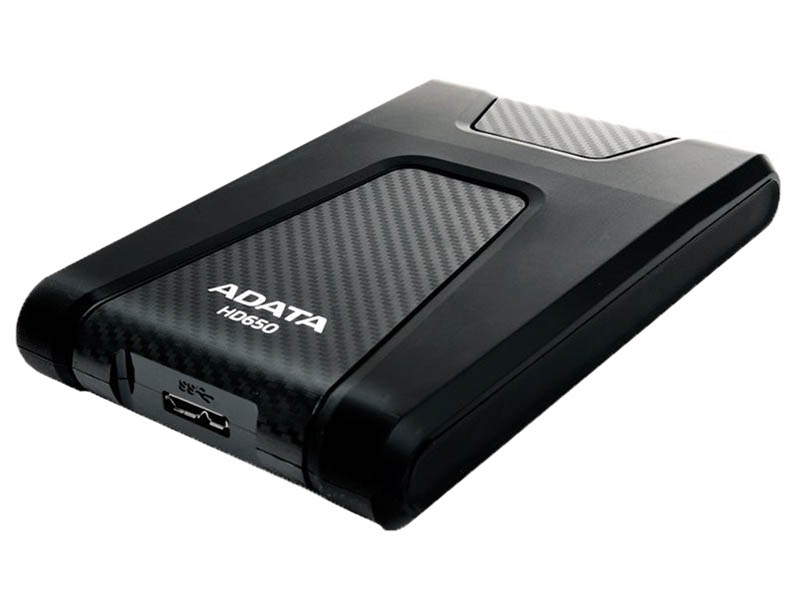a data portable hdd 1tb hd650 ahd650 1tu31 cbl usb 3 0 2 5 blue противоударные slim Жесткий диск A-Data DashDrive Durable HD650 1Tb USB 3.0 Black AHD650-1TU31-CBK