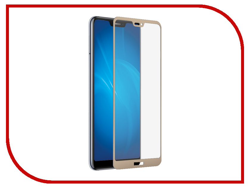 

Аксессуар Защитное стекло для Honor 8C LuxCase 2.5D FG Gold Frame 78013, 78013