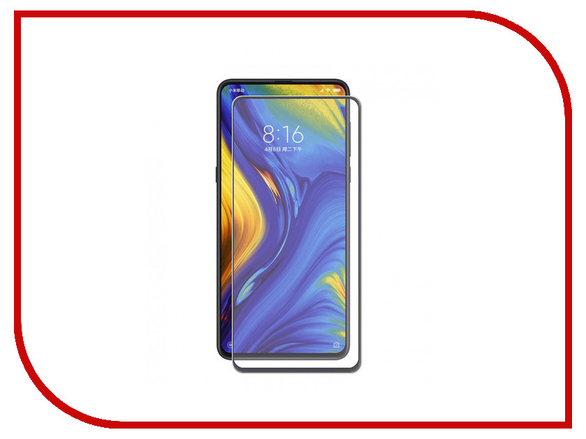 

Аксессуар Защитное стекло для Xiaomi Mi Mix 3 LuxCase 2.5D FG Black Frame 78042, 78042