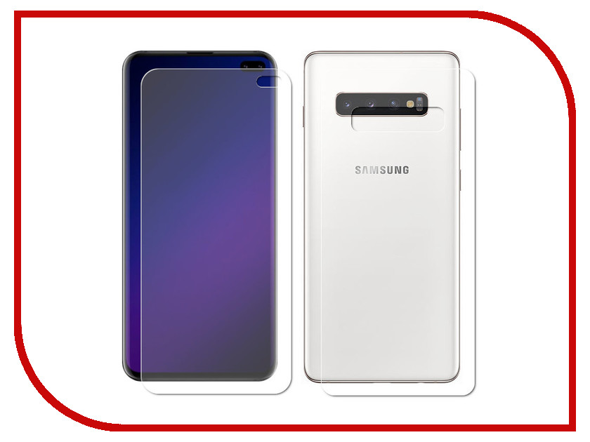 

Аксессуар Защитная пленка для Samsung Galaxy S10 Plus LuxCase Front&Back На весь экран Transparent 89215, 89215
