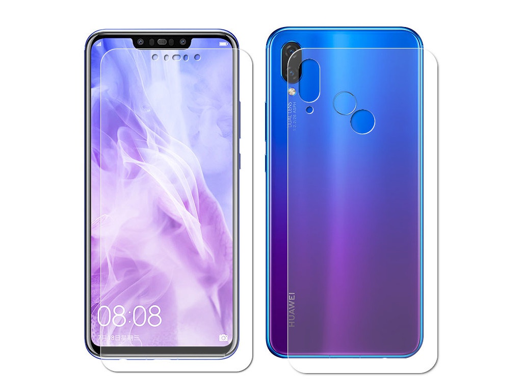 фото Аксессуар Защитная пленка LuxCase для Huawei Nova 3i Back Front&Back На весь экран Transparent 89185