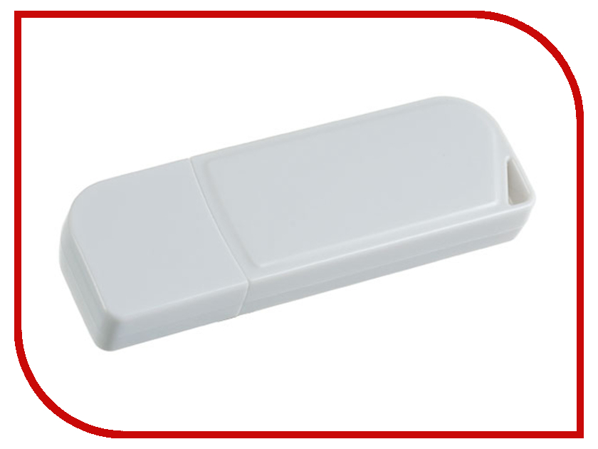 

USB Flash Drive 4Gb - Perfeo C10 White PF-C10W004, PF-C10W004