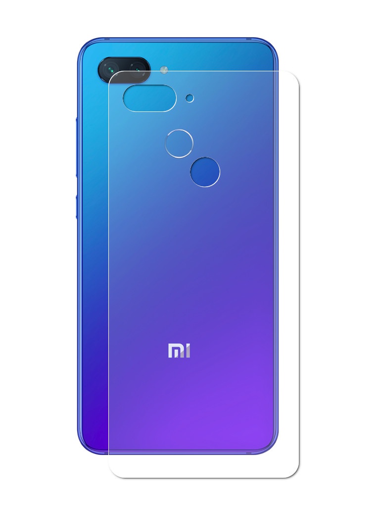 

Аксессуар Защитная пленка LuxCase для Xiaomi Mi8 Lite Back На весь экран Transparent 89073, 89073