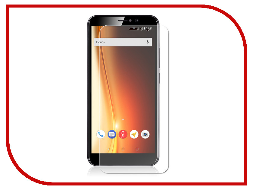 

Аксессуар Защитная пленка для Fly Life Play LuxCase На весь экран Transparent 88532, 88532