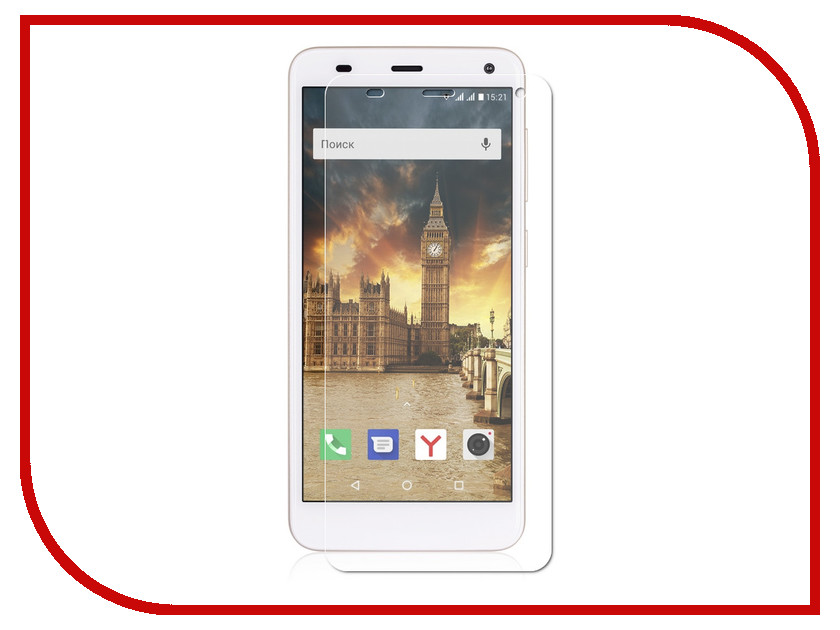 

Аксессуар Защитная пленка для Fly Life Compact 4G LuxCase На весь экран Transparent 88527, 88527