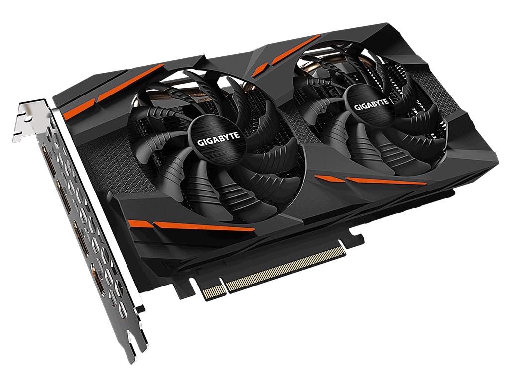 фото Видеокарта GigaByte Radeon RX 590 Gaming 8G 1545Mhz PCI-E 3.0 8192Mb 8000Mhz 256 bit DVI-D HDMI 3xDP GV-RX590GAMING-8GD / GV-RX590GAMING-8GD V2