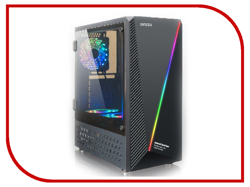 

Корпус Ginzzu SL200 Black, SL200