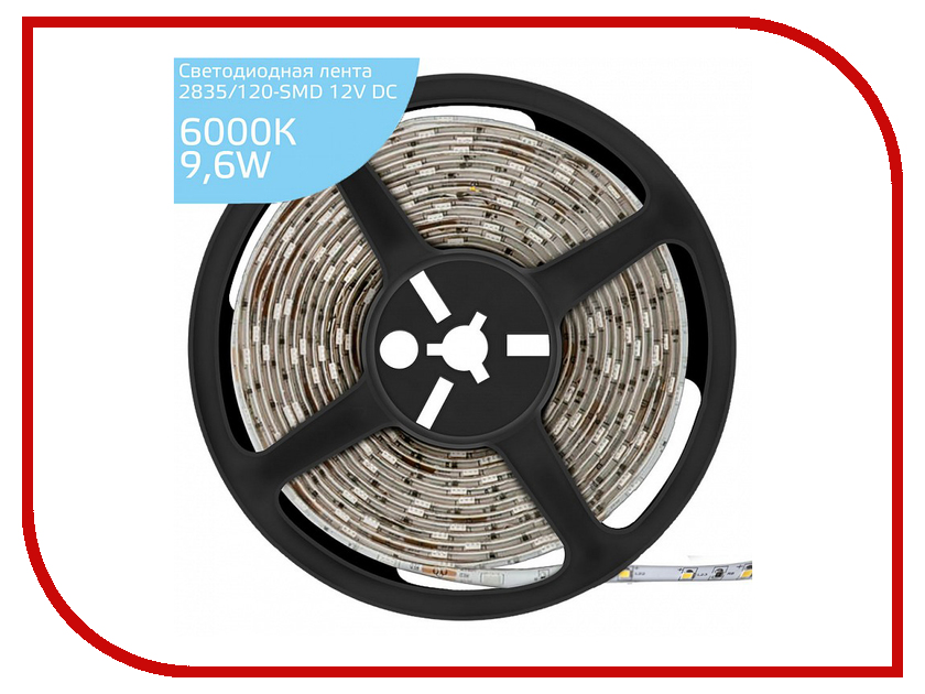 

Светодиодная лента Gauss LED Elementary 2835/120-SMD 9.6W 12V DC IP20 Zip Bag 5m Cold White 355000310, 355000310