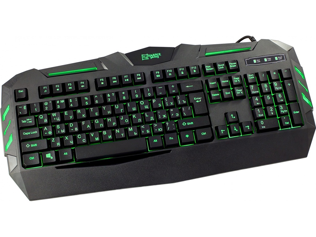 

Клавиатура Harper Gaming Backfire GKB-15 Black, Gaming Backfire GKB-15