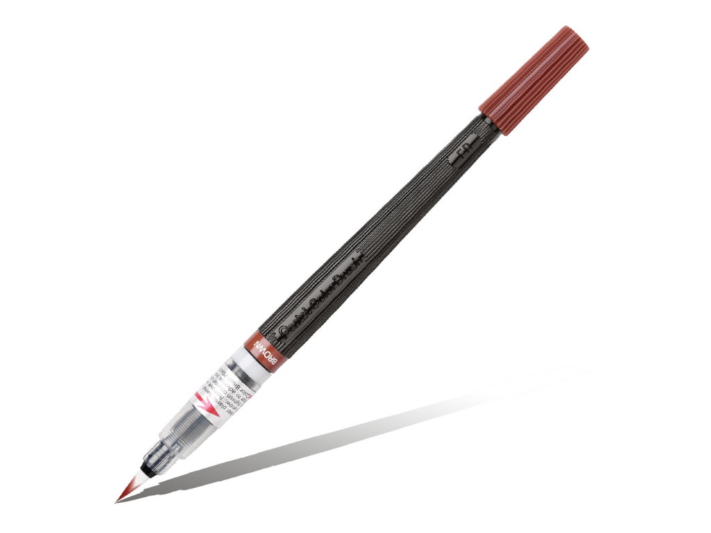 

Кисть с краской Pentel Colour Brush Brown XGFL-106, Colour Brush