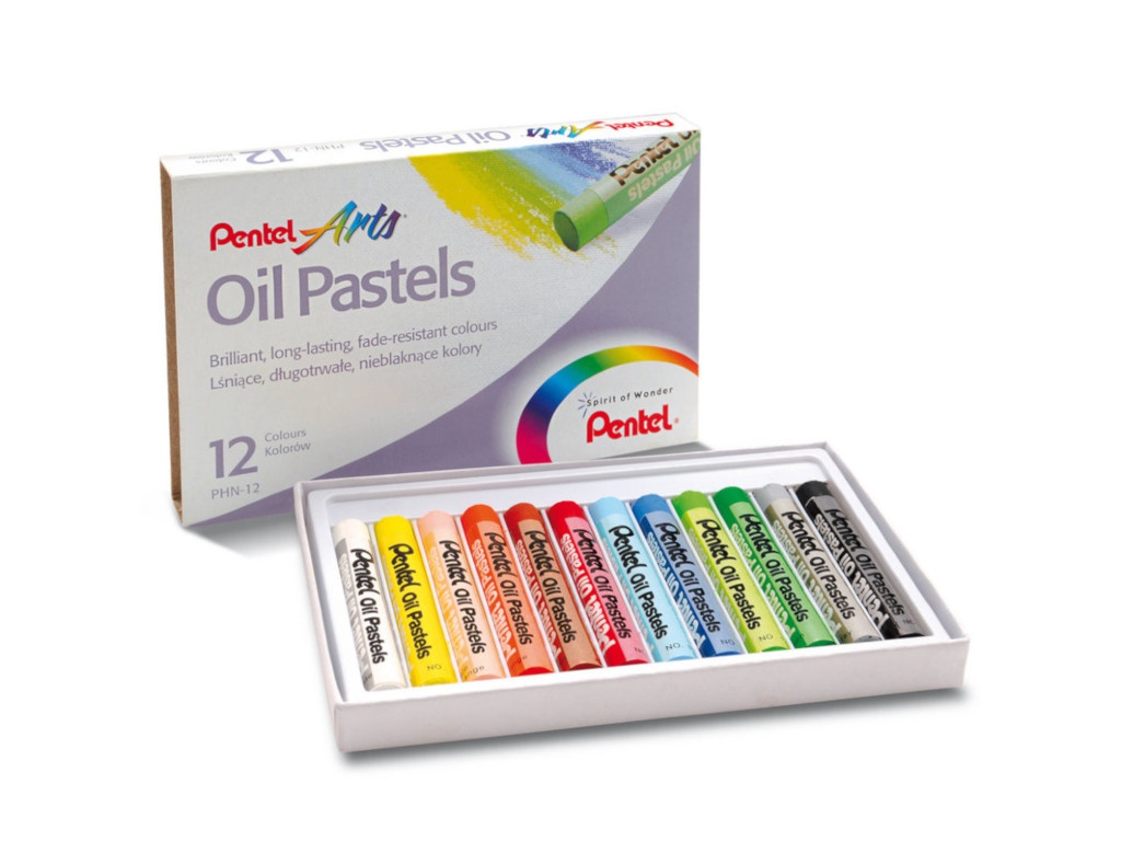 

Пастель масляная Pentel Arts Oil Pastels 12 цветов PHN4-12, Arts Oil Pastels