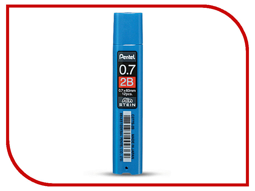 

Грифель Pentel Ain Stein 12шт 0.7mm C277S-2B, Ain Stein