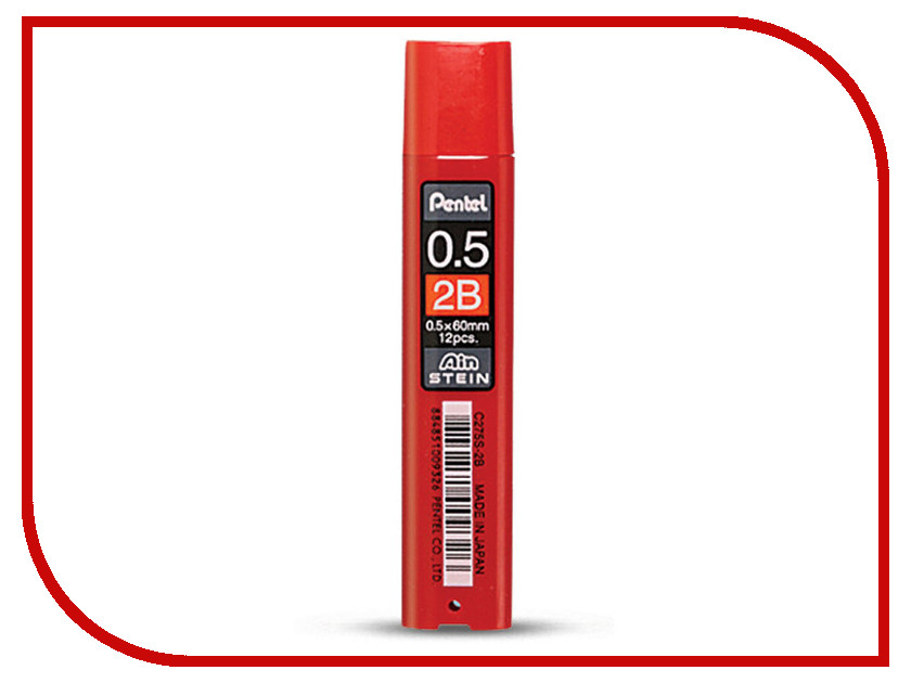 

Грифель Pentel Ain Stein 12шт 0.5mm C275S-2B, Ain Stein