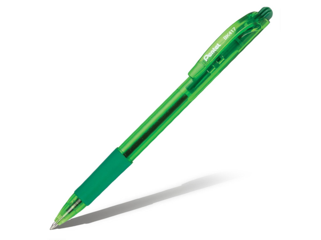 

Ручка шариковая Pentel 0.7mm корпус Green, стержень Green BK417-D, BK417-D