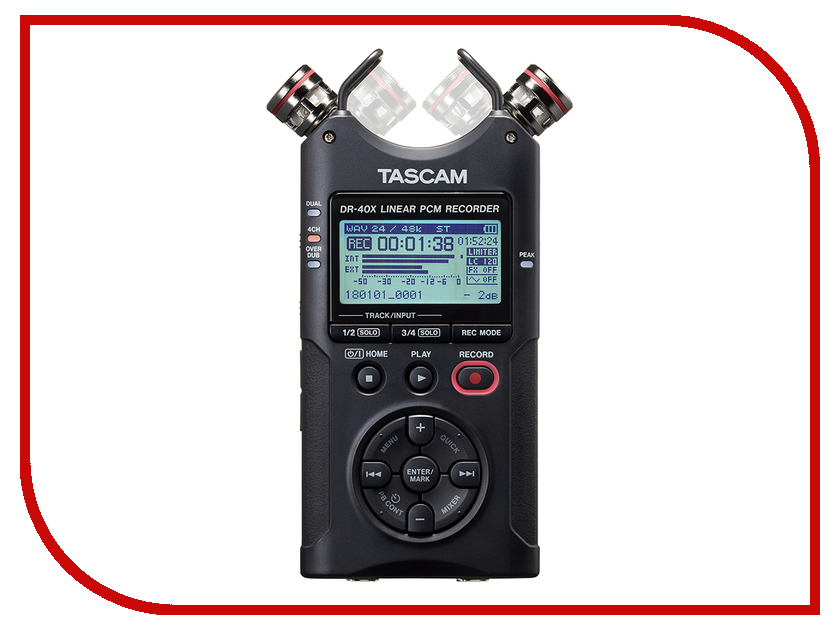 

Диктофон Tascam DR-40X, DR-40X