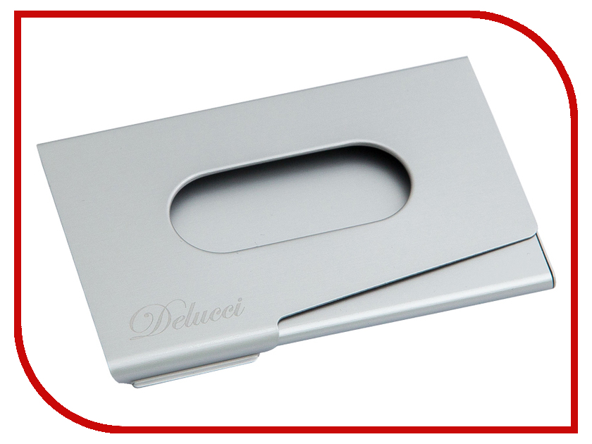 фото Визитница Delucci BCh_46002 Silver